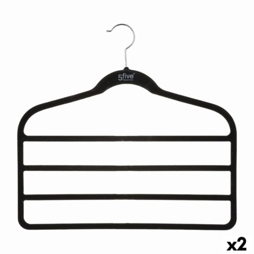 Set 2 umerase pantaloni, 5five, 44.8 x 41.5 cm, nailon, negru