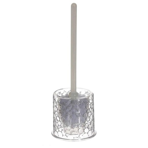 Perie pentru toaleta cu suport Galet, 5five, Ø 12.5 x 36 cm, plastic