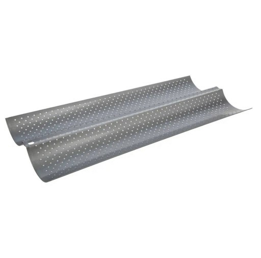 Tava preparare baghete, 5five, 38.5 x 16.5 cm, otel, invelis non-stick