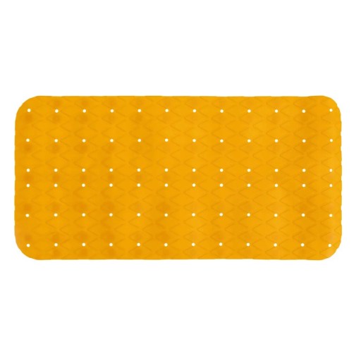 Covoras antiderapant pentru cada / dus, 5five, 39 x 69 cm, PVC, galben mustar