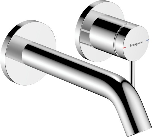 Baterie lavoar Hansgrohe Tecturis S cu pipa 165mm montaj incastrat necesita corp ingropat crom