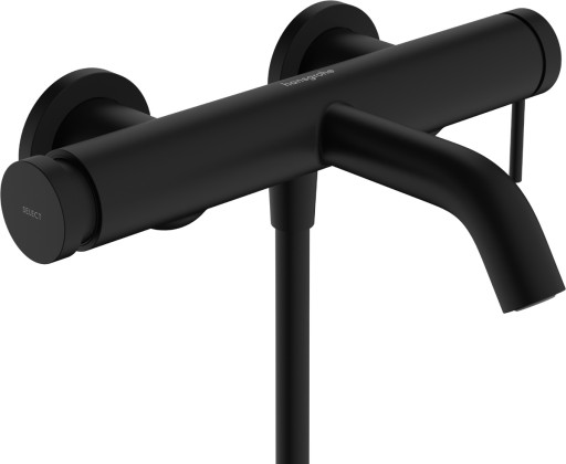 Baterie cada Hansgrohe Tecturis S negru mat
