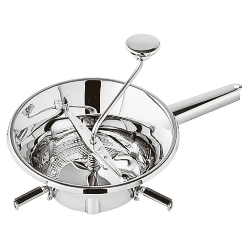 Aparat pentru pasat legume Paderno cu 3 site d 19cm inox