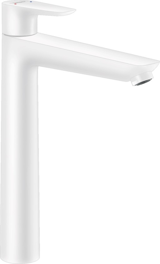 Baterie lavoar Hansgrohe Talis E 240 ventil pop-up pentru lavoar tip bol alb mat