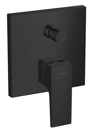 Baterie cada - dus Hansgrohe Metropol montaj incastrat necesita corp ingropat negru mat