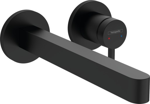Baterie lavoar Hansgrohe Finoris cu pipa 228mm montaj incastrat necesita corp ingropat negru mat