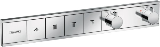 Baterie cada - dus termostatata Hansgrohe RainSelect cu 4 functii montaj incastrat necesita corp ingropat crom
