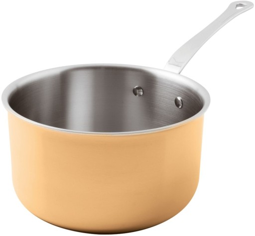 Cratita inalta cu coada Paderno seria 15600 20cm h11cm inductie inox - cupru