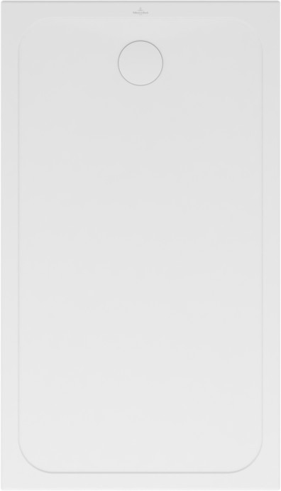 Cadita de dus rectangulara Villeroy & Boch LifeTime Plus suprafata AntiSlip 120x90cm alb Alpin