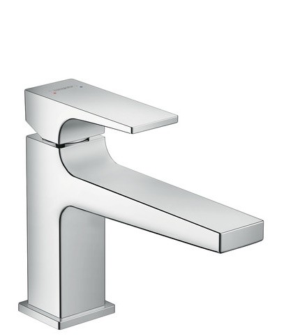 Baterie lavoar Hansgrohe Metropol 100 ventil push-open pipa 156 mm