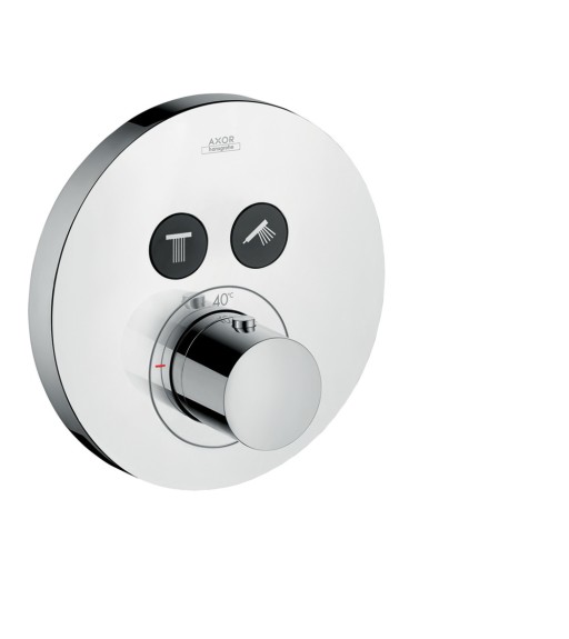 Baterie cada - dus termostatata Hansgrohe Axor Uno Select montaj incastrat necesita corp incastrat