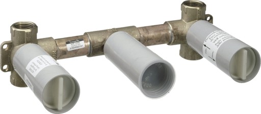 Corp incastrat Hansgrohe Axor pentru baterii de lavoar cu 3 elemente montaj in perete