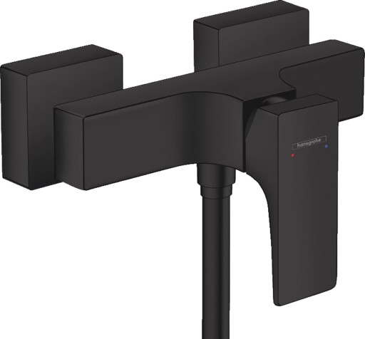 Baterie dus Hansgrohe Metropol negru mat