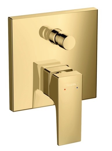 Baterie cada - dus Hansgrohe Metropol montaj incastrat necesita corp ingropat gold optic lustruit