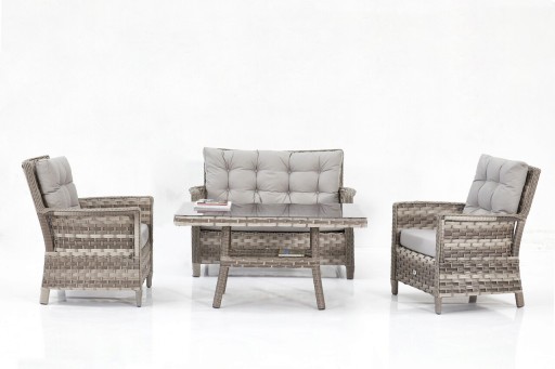 Set mobilier de gradina, Divona, Manila 708, Gri