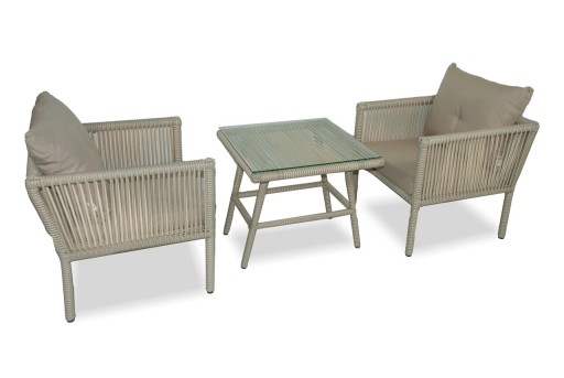 Set mobilier de gradina, Jumilla, Shangai 2, Crem