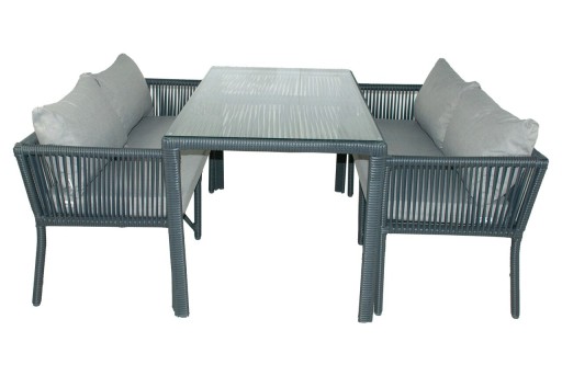 Set mobilier de gradina, Jumilla, Vera 4, Gri