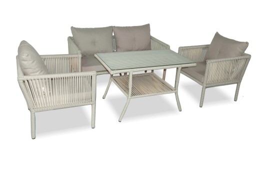 Set mobilier de gradina, Jumilla, Shangai 62, Crem