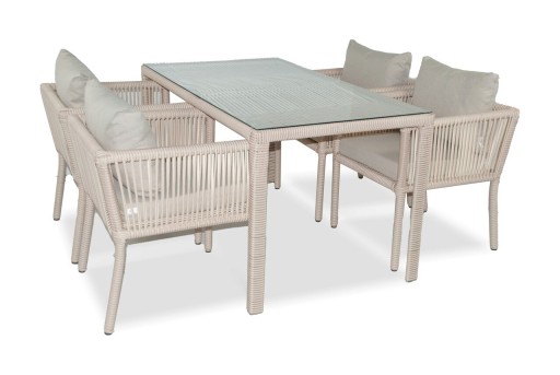 Set mobilier de gradina, Jumilla, Vera 140, Maro deschis