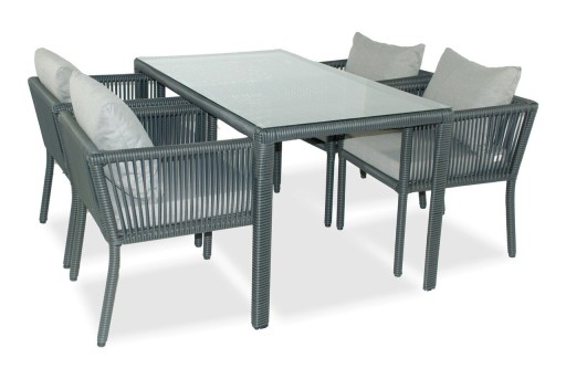 Set mobilier de gradina, Jumilla, Vera 140, Gri
