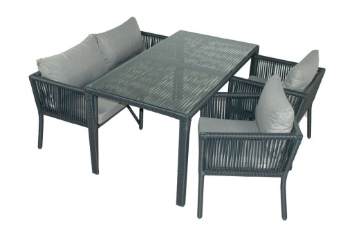 Set mobilier de gradina, Jumilla, Vera 3, Gri