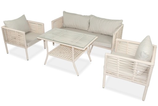 Set mobilier de gradina, Jumilla, Newyork 160, Maro deschis
