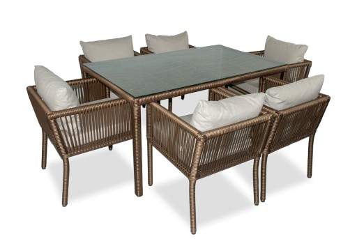 Set mobilier de gradina, Jumilla, Vera 150, Maro inchis