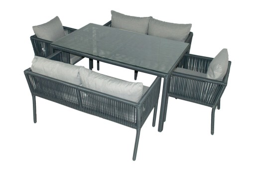 Set mobilier de gradina, Jumilla, Vera 2, Gri