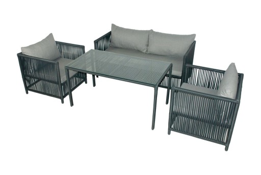 Set mobilier de gradina, Jumilla, Mana 3, Gri