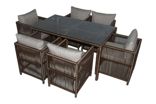 Set mobilier de gradina, Jumilla, Mana, Maro inchis