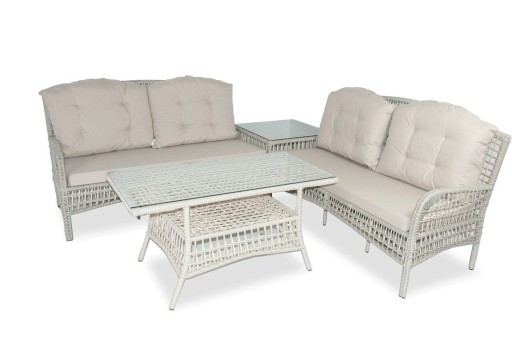 Set mobilier de gradina, Jumilla, Lady Corner, Crem