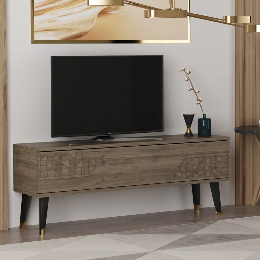 Comoda TV, Olivia, Toronto, 120x45.2x29.6 cm, PAL, Maro
