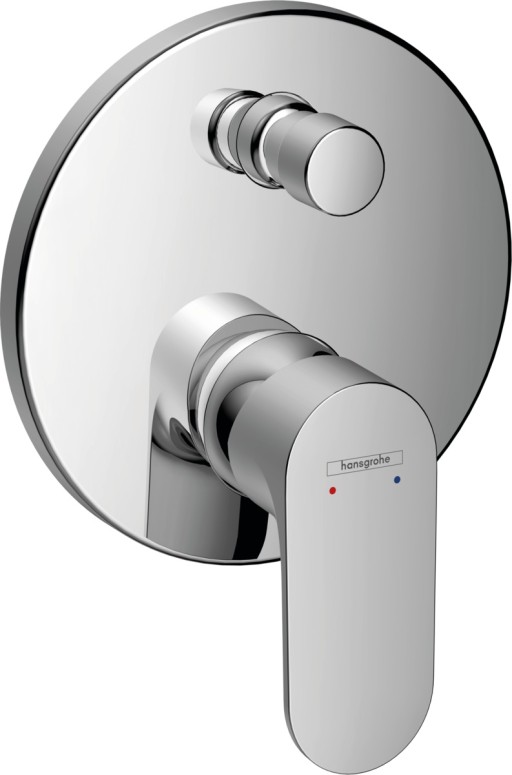 Baterie cada - dus Hansgrohe Rebris S montaj incastrat necesita corp ingropat crom