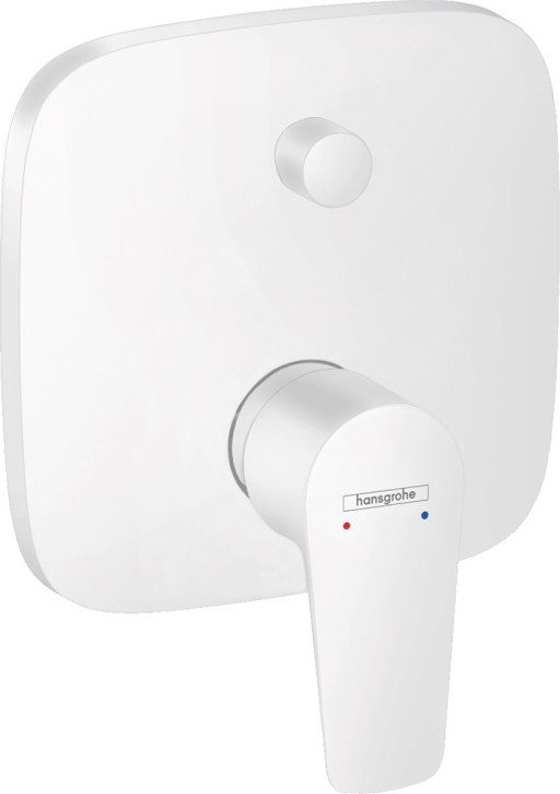 Baterie cada - dus Hansgrohe Talis E cu montaj incastrat necesita corp ingropat alb mat