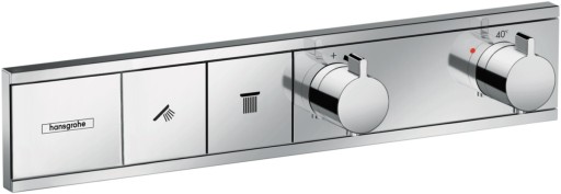 Baterie cada - dus termostatata Hansgrohe RainSelect cu montaj incastrat necesita corp ingropat crom