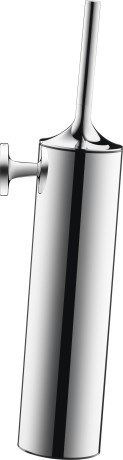 Perie wc Duravit Starck T cu montaj pe perete crom