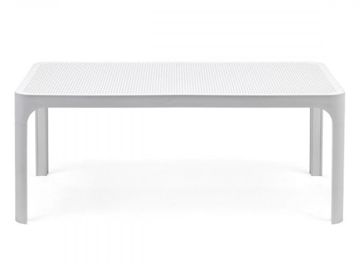 Masuta exterior Nardi Net Table 100 60x100cm h 40cm alb