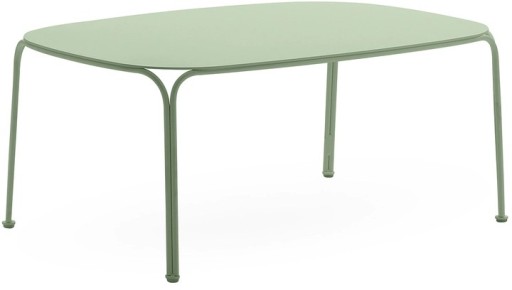 Masuta exterior Kartell Hiray design Ludovica & Roberto Palomba 90x59cm h 38cm verde salvie