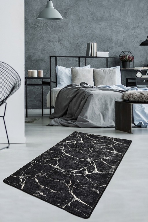 Covor de hol, Marble , 50% catifea/50% poliester, Multicolor