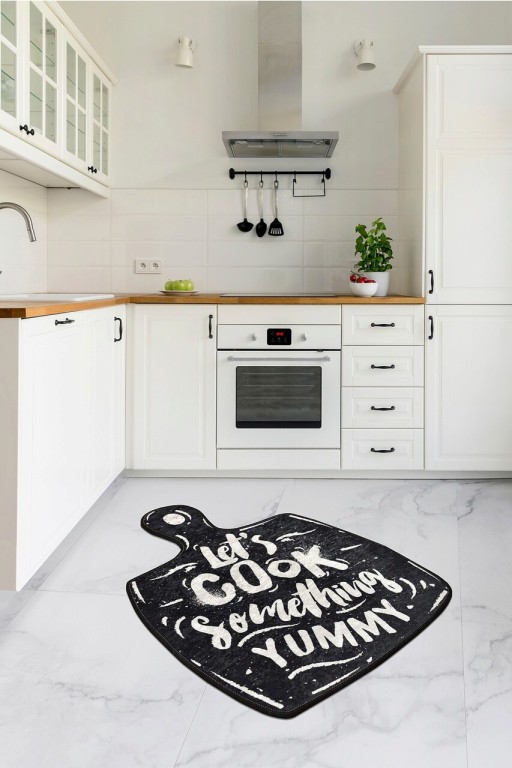 Covor, Let's Cook , 50% catifea/50% poliester, Multicolor