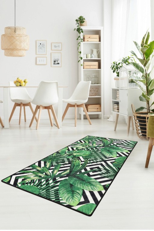 Covor de hol, Tropic , 50% catifea/50% poliester, Multicolor
