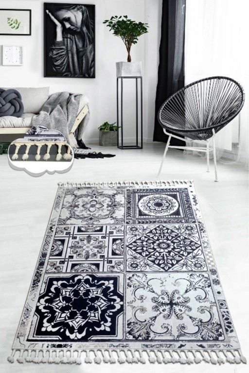 Covor de hol, Carpet 80X100, 50% TESTURĂ DE catifea/ 50% POLIESTER, Multicolor