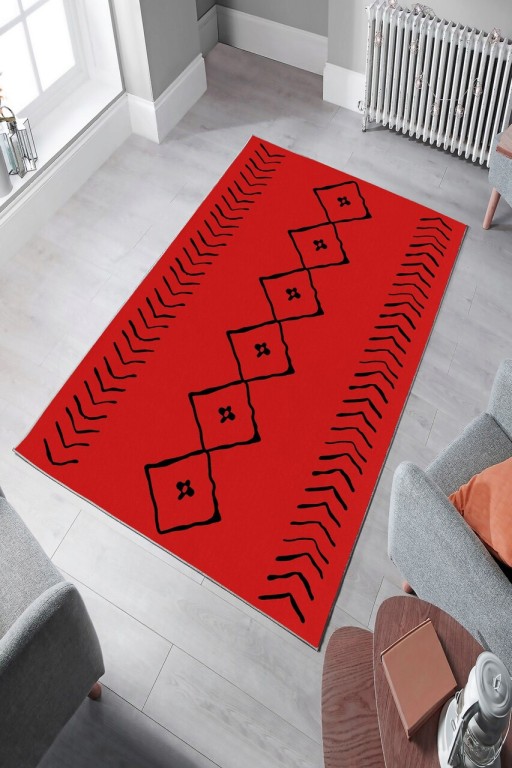 Covor, W1107, 80x120 cm, Poliester, Multicolor