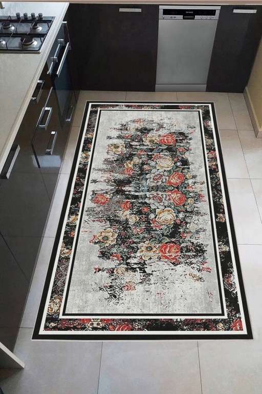 Covor de hol, W1029, 100x150 cm, Poliester, Multicolor