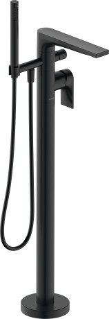 Baterie cada cu montaj pe pardoseala Duravit Tulum by Starck negru mat