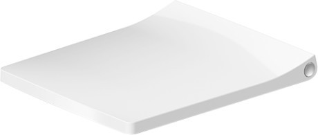 Capac wc Duravit Viu Compact cu inchidere lenta alb