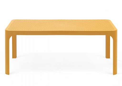 Masuta exterior Nardi Net Table 100 60x100cm h 40cm mustar