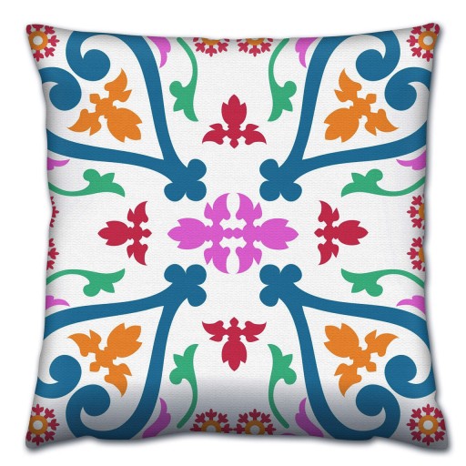 Perna, A14662, 43x43 cm, 50% bumbac / 50% poliester, Multicolor