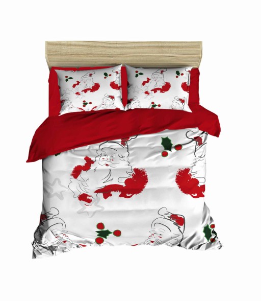 Lenjerie de pat dubla King (FR), 3 piese, 448, Pearl Home, Poliester Satinat