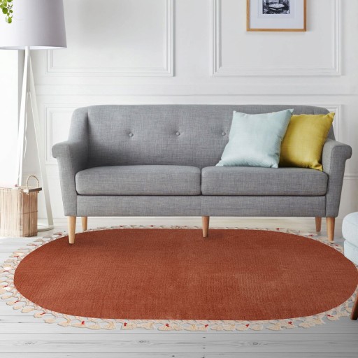 Covoras de baie, Alanur Home, 1263, 60x100 cm, Acril, Maro